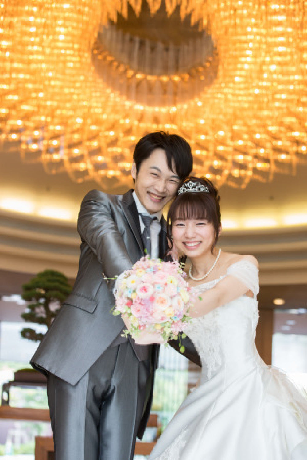 ホテル椿山荘東京の花嫁とブーケ