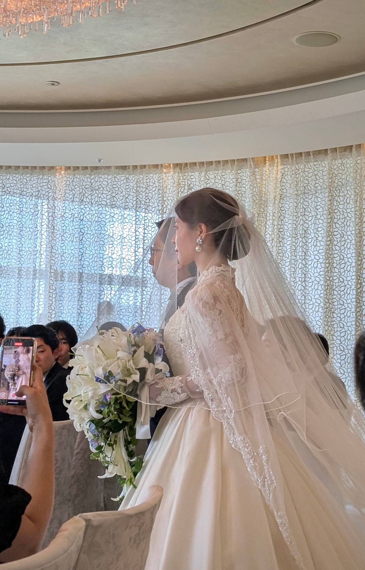 卒花嫁様レポ　シャングリ・ラ 東京　百合の香りに包まれる1日