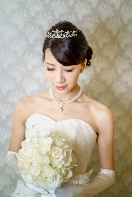 ホテル椿山荘東京 ロイヤルベルベットの赤いウェディングブーケ｜東京・白金の花屋 一会
