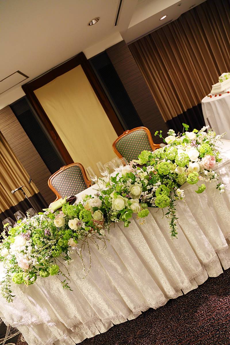 ホテルニューオータニ 春の高砂装花｜東京・白金の花屋 一会